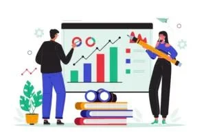 Ilustrace vyhodnocování statistik a růstu výsledků kampaní