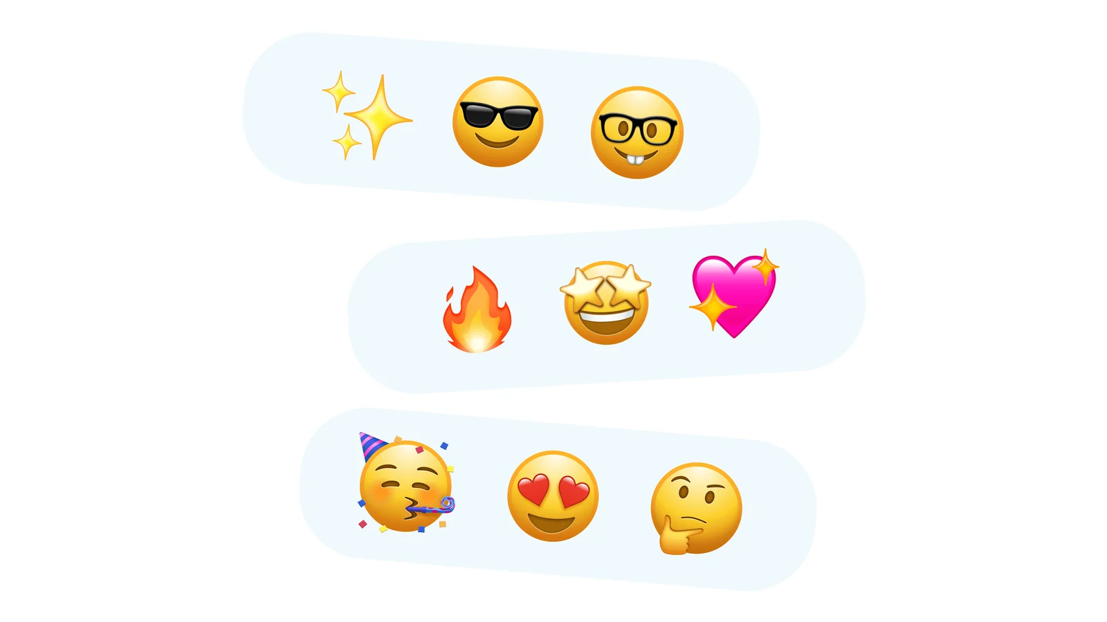 Ukázky emoji, emotikonů a symbolů v textové komunikaci