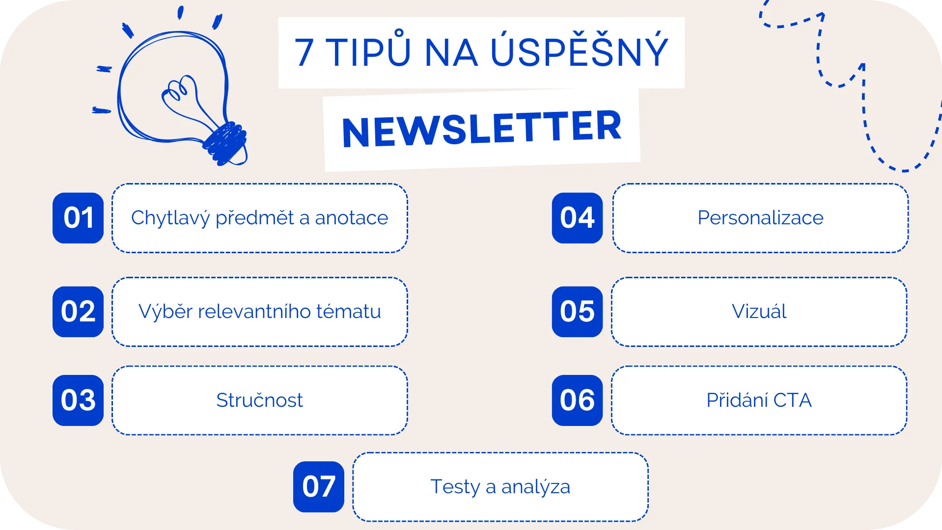 Sedm tipů na úspěšný newsletter od předmětu a personalizace po testování