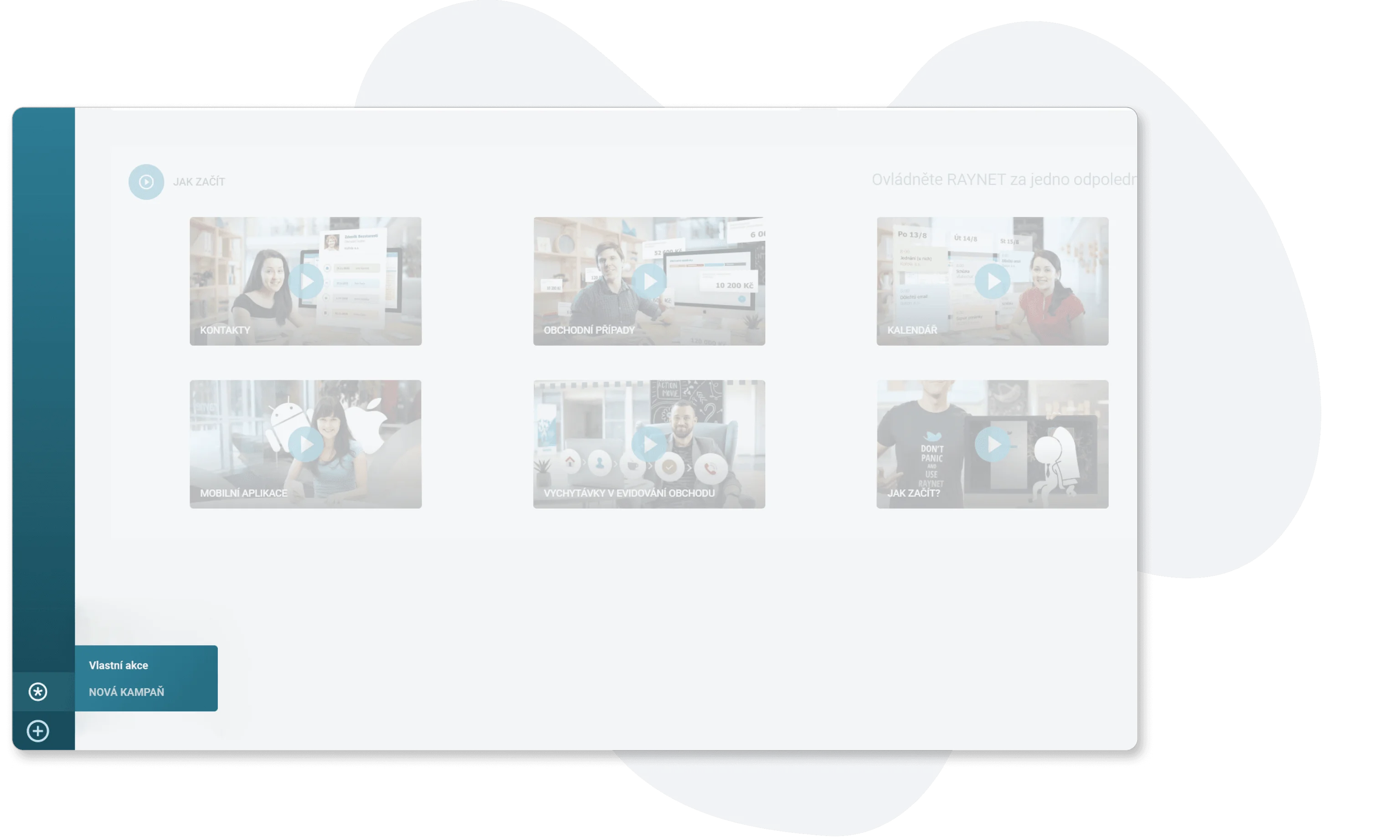 Přehled video návodů v aplikaci Emailkampane.cz