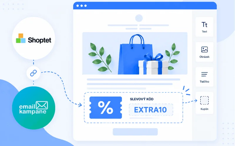Novinka: Slevové kupóny ze Shoptetu přímo v e-mailu